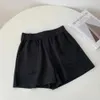 Short féminin pantalon décontracté adapté aux petites personnes shorts sportifs pour femmes minces et lâches en été hautement taille A-line perte de poids large pantalon chaud y240504