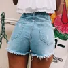 Jeans pour femmes shorts en denim Summer High Woon 2024 Black Womens Casual Streetwear Short Pants Vaqueros Mujer Jean Femme