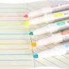 15.10.20/25 Farben Doppelköpfiger Fluoreszenzstift Kreative Highlighters Art Marker Pens School Supplies Niedliche Kawaii Briefpapier 240425