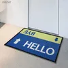 Carpet Entrance door entrance mat porch mat dustproof and anti slip dust removal creative silk circle carpet floor mat foot mat WX