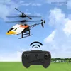 2 Channel Mini USB RC Hubschrauber Fernbedienungsflugzeug -Drohnenmodell mit Lichtabfall 240508