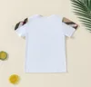 T-shirt per bambini di Summer Carina Baby Boys T-shirt Shirt a maniche corte Cotone Kids Tops Tops