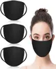 Masque de bouche de mode unisexe masque en tissu réutilisable anti-poussière ski chaud cyclisme en coton noir masque pour le camping cycliste trav2348688