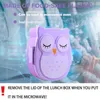 Lunch Boxes Bags Cartoon Owl Lunch Box Portable Japanese Bento Meal Boxes Lunchbox Storage For Kids School Outdoor Thermos For Food Picnic Set