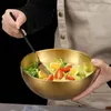 Bols 2pcs salade de salade en acier inoxydable bol nouilles de riz ramen récipient de la cuisine de cuisine ménage