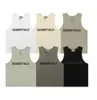 ESS Mens Tank Top T-shirt Trend Marque en trois dimensions Lettrage Pure Coton Lady Sports Casual Loose High Street Sleeveless Vest Top EU Taille S-XL HAUTE QUALITÉ 456456