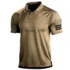 メンズポロスミリタリー戦術Tシャツメンポロシャツアメリカ軍の半袖衣類トップティーサマーアウトドアTシャツ