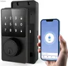 Smart Lock Smart lock with Bluetooth keyless door lock with touchscreen keyboard easy to install application unlocking secure and waterproof El WX