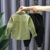 Ensembles de vêtements 2024 Clothes de bébé automne Enfants Teen Boys Pantalon de veste coréenne 2pcs Tenue d'enfants actifs 2-12 ans