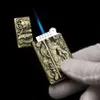 XC Creative Sound Iatable Light Fermroprowing Direct Flame Cigarette Personnalité légère Personnalité Metal Cigarette