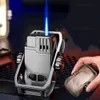 Creative Fidget Spinner Blue Flame Torch Accendino più leggero a butano iATABLE Accendino