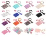 DHL Fashion Pu Leather Bracelet Wallet Keychain Party Tavor Tassels Bangle Bangle Ring Ring Bag Silicone Hostlet Keych1644763