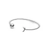 Genuino s925 sterling argento in forma pandora argento blu terra bracciale stella a stella luna aperto bead bead love cuore blu cristallo per 184L per 184L