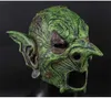 Feestmaskers Nieuw schuimheksenmasker Groen Goblin Role Play Kostuum Fairy Horror Halloween Carnival Party Props Q240508