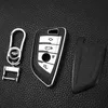 Autoschlüsselleder -Leder -Auto -Fernschlüsselkoffer -Abdeckschale für BMW x1 x3 x5 x6 x7 1 3 5 6 7 Serie G20 G11 F15 F16 G01 G02 F48 KEYLESS T240509