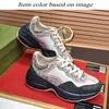 Designer Casual Women Shoes Platform Vintage Leather Og Original Chaussure Multicolor Trainers Luxury Mens Ivory Strawberry Chunky Beige Rhyton Sneakers Runners