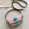 10A Fashion Handbag Spower Mini PVC Designer Purse Sacs Pink Canvas Berserk Saddle Sac à dos Caméra Hot New Cross Body Mkvwp