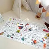 Dywany na Instagram Nordic Mapa Mapa Mat Mat Mat Toy Children's Pography Prop Floor