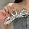 Haarclips Klauenclip für Frauen Mädchen Bogenknotenklemme Acrylstyling -Accessoire dünn dick