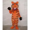 Halloween Tiger Mascot Costume Unisexe Cartoon Anime THEME CARNIVAL Men de carnaval Femmes Habille de Noël Fancy Performance Party Robe
