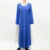 Minchações de roupas étnicas abaya mulheres muçulmanas Ramadan Kaftan Evening Party Maxi Dress Dubai Turkey Robe Islâmico Eid Mubarak Djellaba Caftan