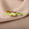 Wannee OEM Custom Hochzeit Einfacher Schmuck Gold plattiert Verlobung Edelstahl Ring Schmuck Frauen Frauen