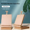 Wooden Art Easel Box Case for Painting with Storage Beechwood Sketch Easel for Adult Beginner Professionals Painters 240430