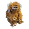 Labirent Peluş Orangutans ve Bullhorn Bebeklerden Minyatürler Ludo El Yapımı Peluş Bebek Bebek Oyuncak Komik 9.8inch Hediye Peluş Bebek