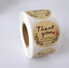 500pcsroll Stampato amore grazie adesivi adesivi etichette da 1 pollice pacchetto sigillo a colori adesivi per feste 5284513