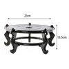 Decorative Plates Wooden Flowerpot Display Stand Bracket Oriental Styled Multipurpose Bonsai Rack