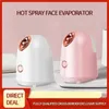 Home Beauty Instrument Hot Spray Facial Steam Nano Instrument hydratant Petit Humidificateur portable Bénéité Beauté Q240508