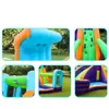 Slide de água em casa para crianças brincadeiras ao ar livre Playhouse Playhouse Park Playground Castle com piscina para festas infantil verão diversão jogos de aniversário presentes de aniversário brinquedos