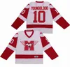 Film Hamilton Mustangs 10 Dean Youngblood Jersey 1986 Ice Hockey Brewable College Team Color White University All Centred Men7175177