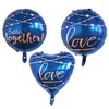 Party Dekoration Diamond Ringballons Set 22 -Zoll -Runde Ringe Ballon Hochzeit Globos Dekoration Verlobungsbedarf