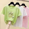 HF2F2118831 Perfume Bottle Print Tshirt Femmes 21070801239554485