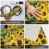 Tappeti girasole 24 "x 16" tappetino da bagno in memory foam non slitta