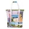 2024 European designer multi-functional beach beach insulation bag lower insulation can put cold cola beer upper storage outdoor portable pi