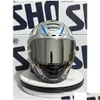 Motorfiets helmen schoeni x14 helm x-fouteen ysf-r1m speciale editie sier fl gezicht racing casco de motocicleta drop levering mobi dhjrg