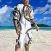 Sesuits de survêtement masculins Été pour hommes de survêtement t-shirt t-shirt ensembles de sports vêtements pour hommes surdimensionnés t-shirts shorts pour hommes