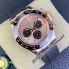 SALE 116515 SA4130 Automatic Chronograph Mens Watch KING Rose Gold 904L Steel Black Stick Dial Oysterflex Strap 72H Power Reserv Super Edition Puretime PTRX