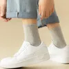 Heren sokken 2 paren katoen man sport korte compressie vast zweet-absorberend antibacterieel ademende fitness badminton tennis