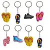 Andra modetillbehör Cartoon Shoes Keychain Keychains for Women Keyring ryggsäck bil charms coola ryggsäckar lämplig skolväska tagt otcqt