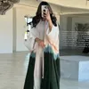 Vêtements ethniques Impression Abayas pour femmes robe musulmane robe arabe saoudien Islam Kimono Cardigan Dubaï Turquie Kaftan Eid Abaya Djellaba
