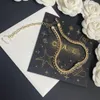 Designer di marca a marca a piaciere in oro 18K di lusso alla moda affascinante femmina collana di lusso boutique diamante di alta qualità
