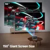 Projecteurs Mini Projecteur 3D Cinema Portable Home Theatre LED Video Projecteur WiFi Mirror Android iOS 1080p 4K Video Smartphone J0510