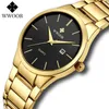 Wwoor Luxury Watch Men Business Sports Mens Quartz orologi da polso oro in acciaio inossidabile Data automatica Automatico Relogio Masculino X0625 298M