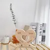Free Engraving Personalized Wooden Heart Puzzle Custom Romantic Art Puzzle Decoration Valentines Day Birthday Gift Desk Decor 240426