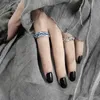 Couple Rings Enamel Dropping Glue S925 Sterling Silver Ring Fashion Texture Ring Jewelry Womens Foldable Ring WX