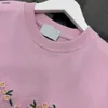 Fashion Baby Tracksuit Summer Boys Set Kids Designer Vêtements Taille 100-150 cm T-shirt de conception de lettres florales brodées et shorts 24mai