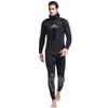 Women's Swimwear SBART 5MM Rubber Diving Suit Warm Winter Swimming Long Sleeve One Piece Two Thickened Jellyfish